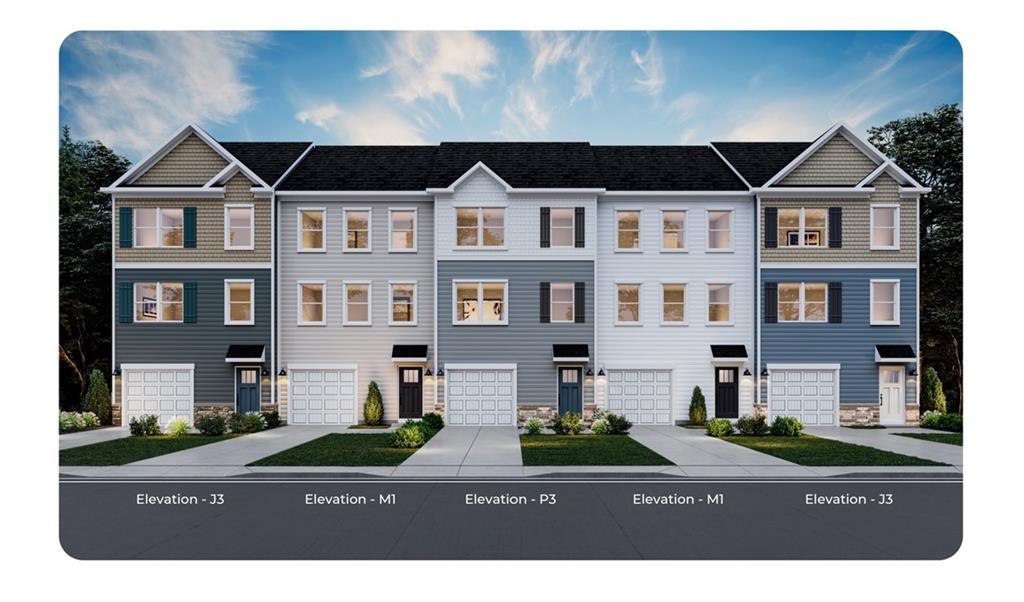 a black and white and black building view with a outdoor space