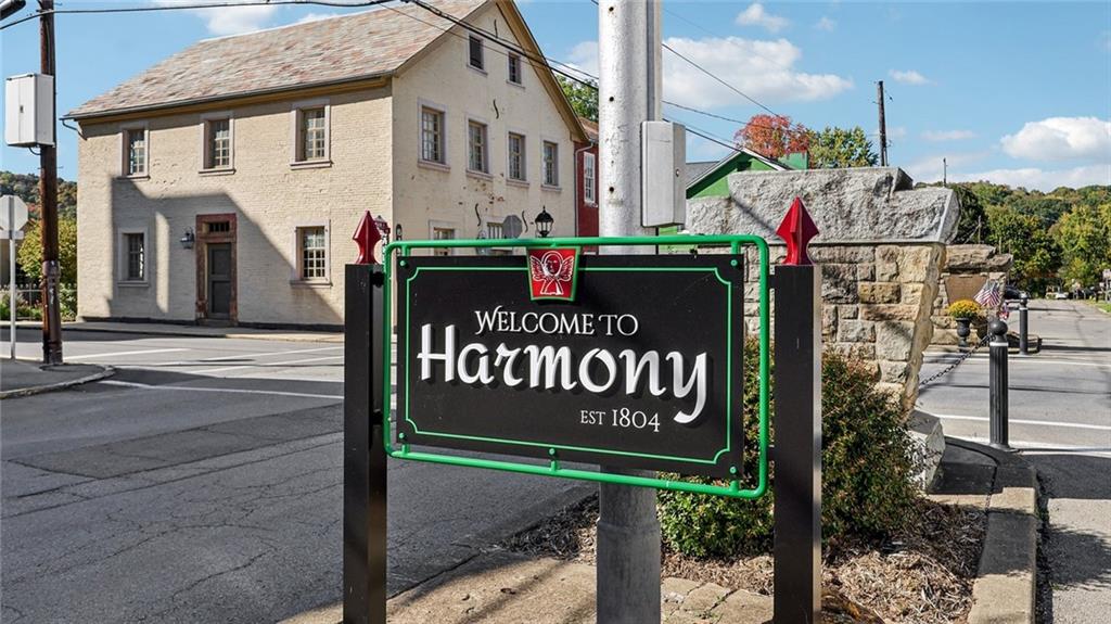 323 Alliance Drive Harmony, PA 16037 - Photo 19 of 23 a sign on the side of a street