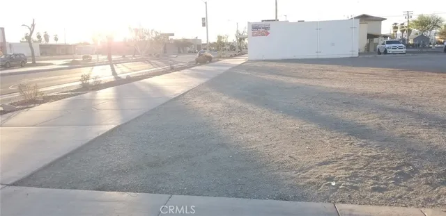 a view of a city street