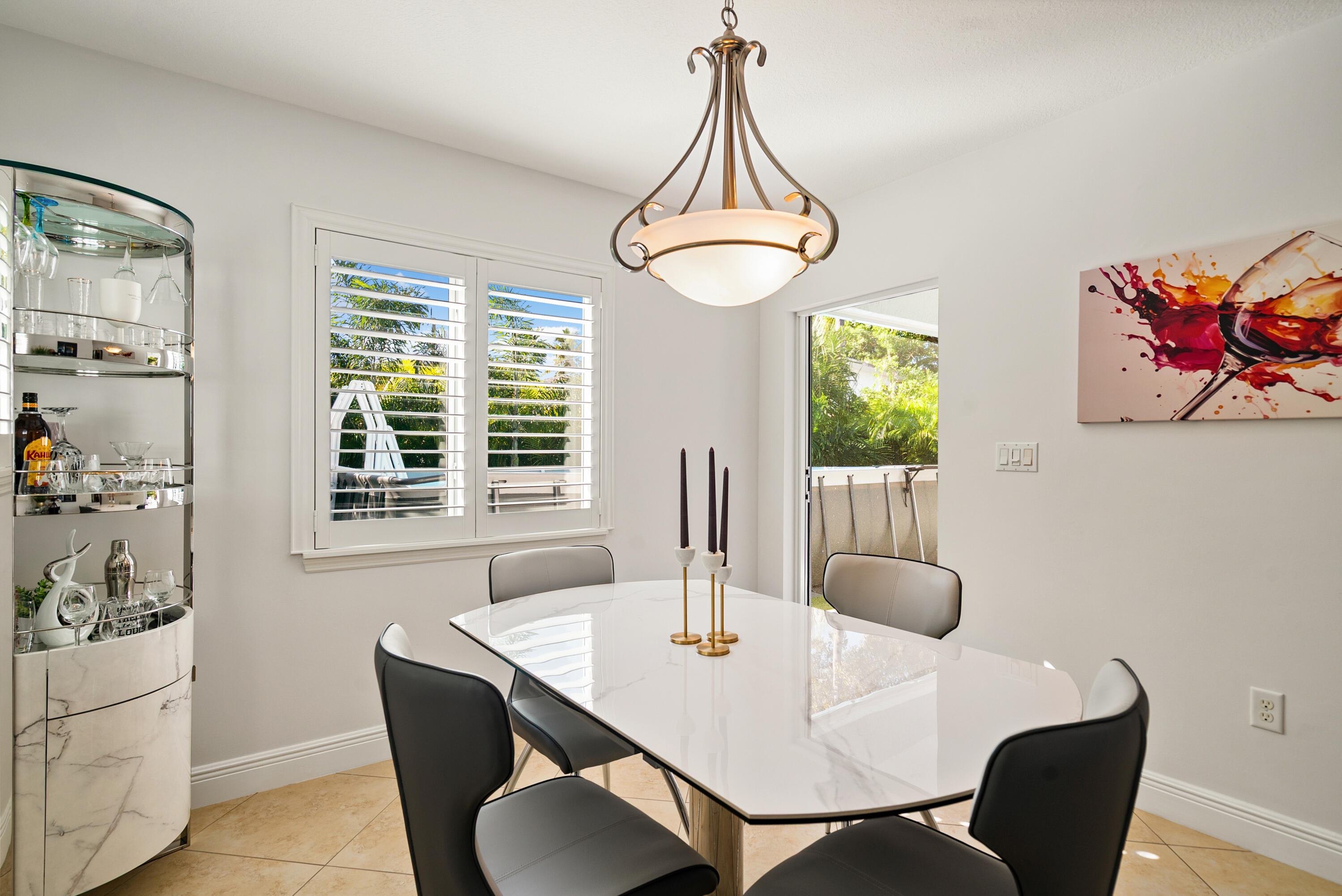 37 Bonefish Avenue Key Largo, FL 33037 - Photo 19 of 22 a view of a dining room with furniture window and outside view
