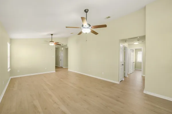 wooden floor in an empty room