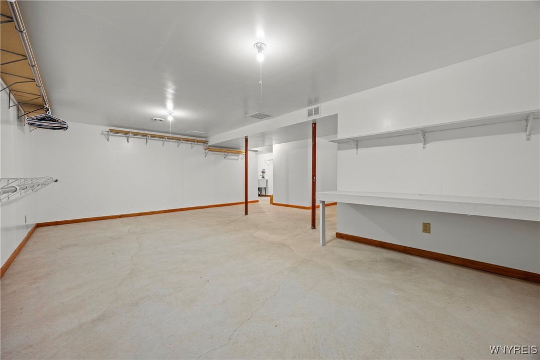 5225 Bridle Path Lane Lewiston, NY 14092 - Photo 31 of 44 basement awaits your space use ideas