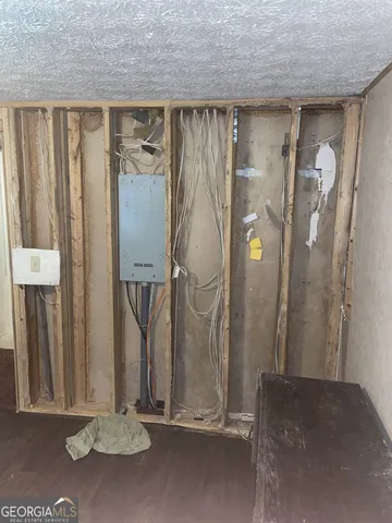 a view of a fireplace