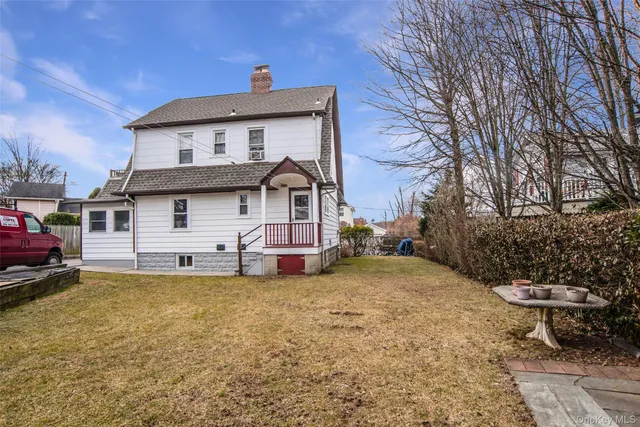a view of a house with a patio