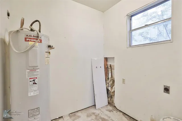 a close view of a utility room with a sink