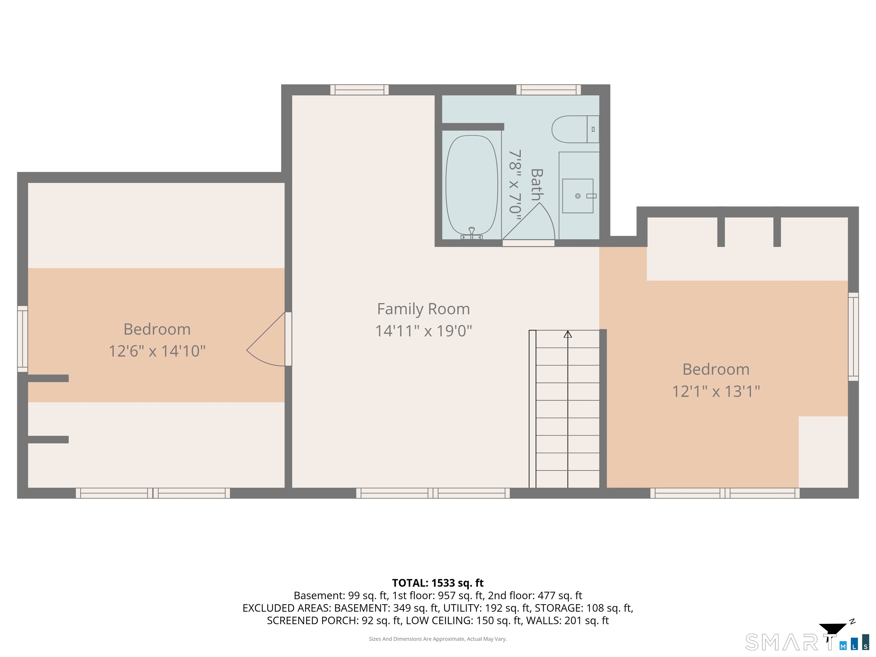 281 Fishtown Road Groton, CT 06340 - Photo 8 of 9 Upstairs layout