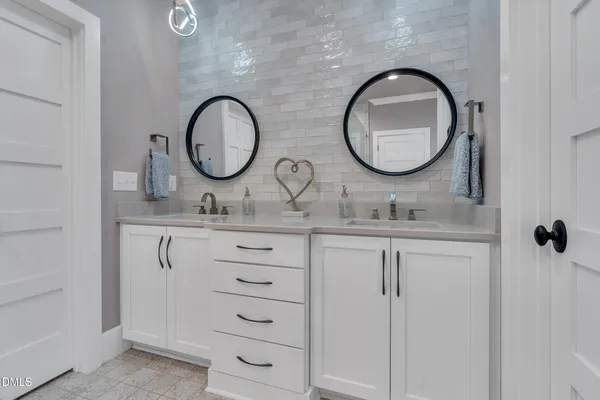 a room with cabinets and a wooden floor