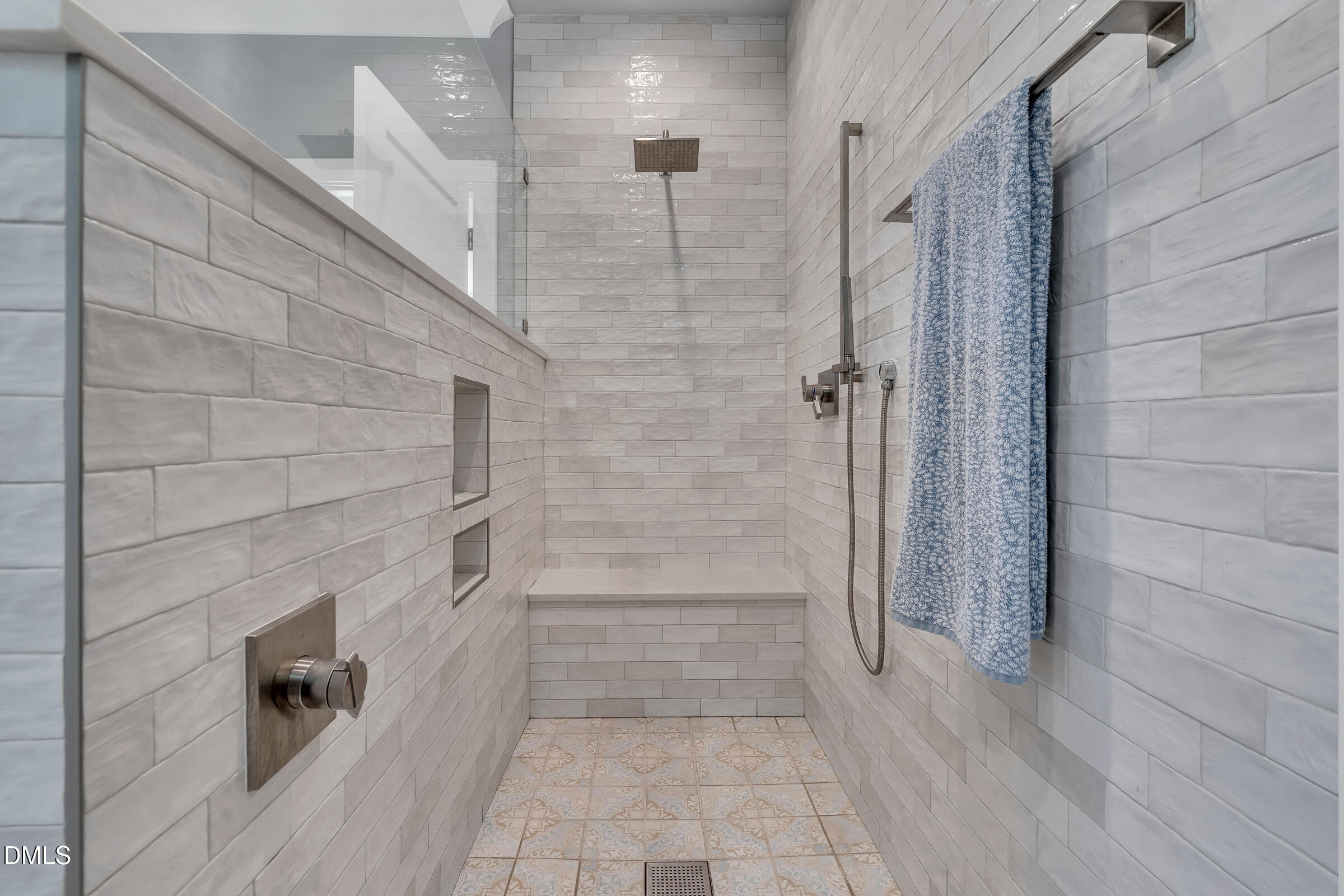 1433 Nottingham Road Raleigh, NC 27607 - Photo 37 of 55 a bathroom with a shower