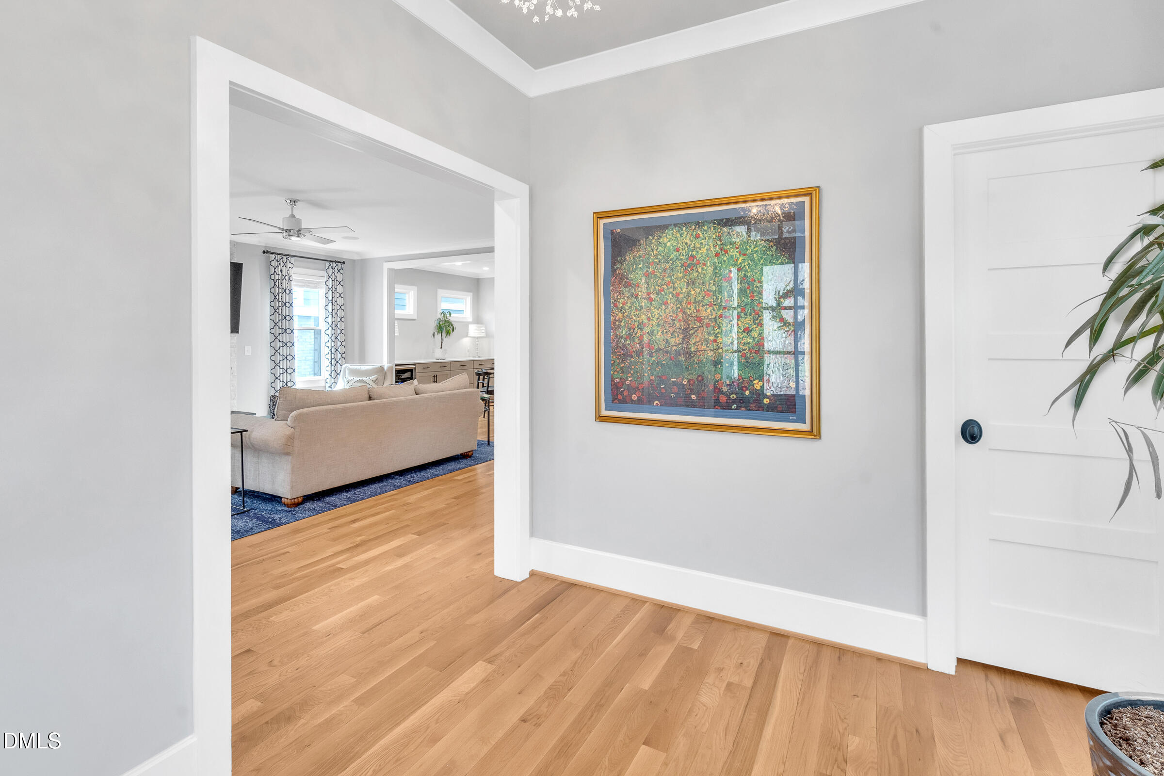 1433 Nottingham Road Raleigh, NC 27607 - Photo 7 of 55 a view of livingroom with furniture and wooden floor