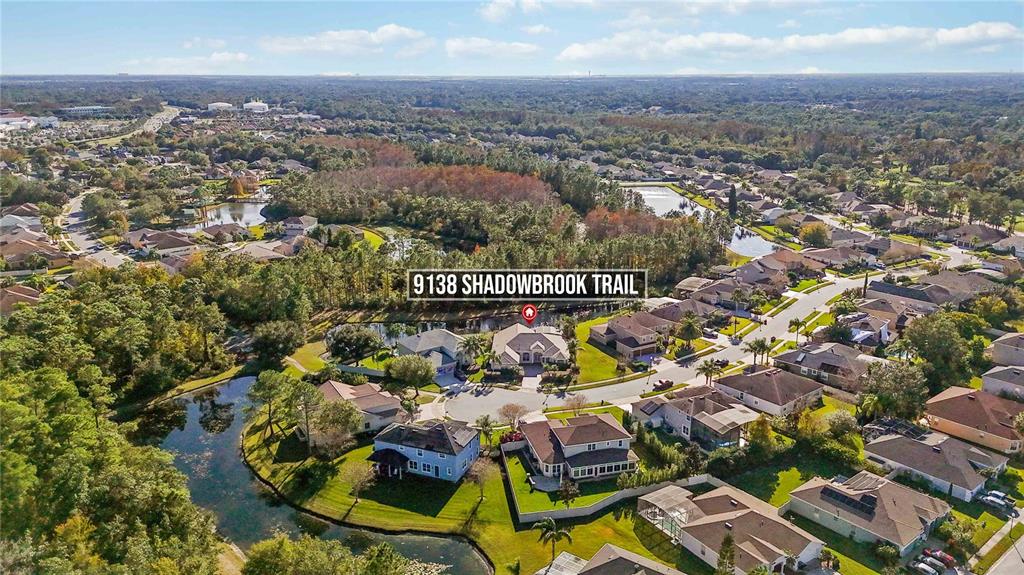 9138 Shadowbrook Trail Orlando, FL 32825 - Photo 37 of 47 an aerial view of residential houses with outdoor space