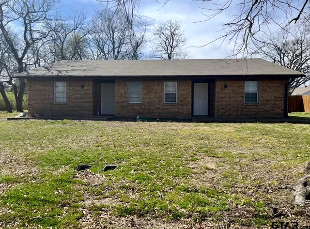 a backyard of a house
