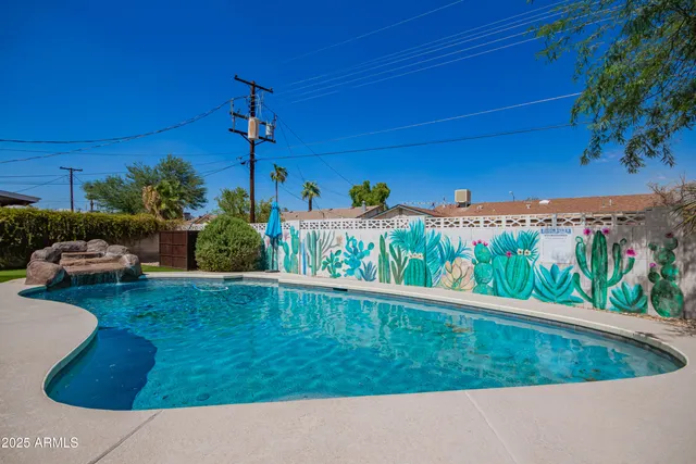 a outdoor living space with furniture