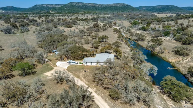 a view of lake with mountain