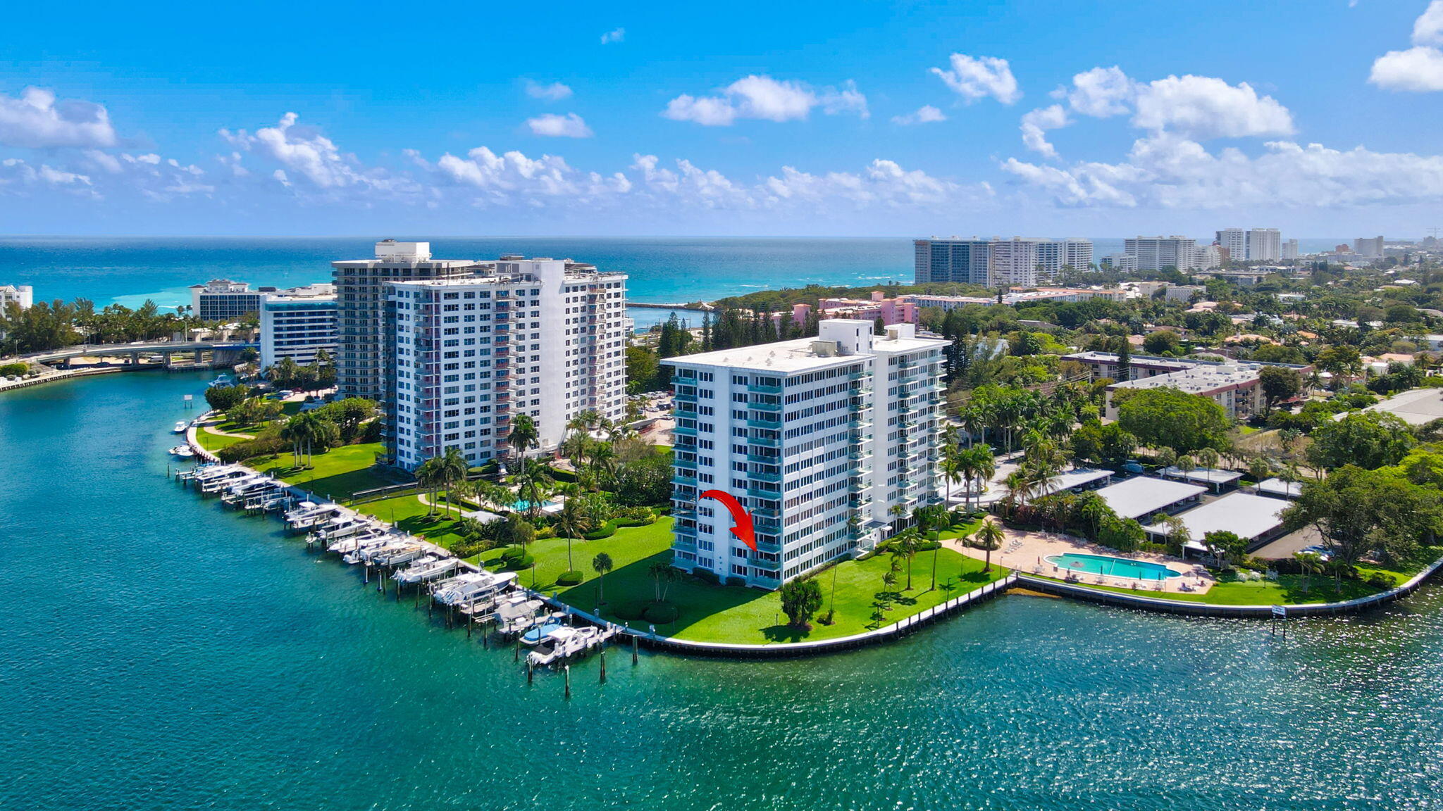 701 East Camino Real, Unit 2J Boca Raton, FL 33432 - Photo 50 of 51 Aerial