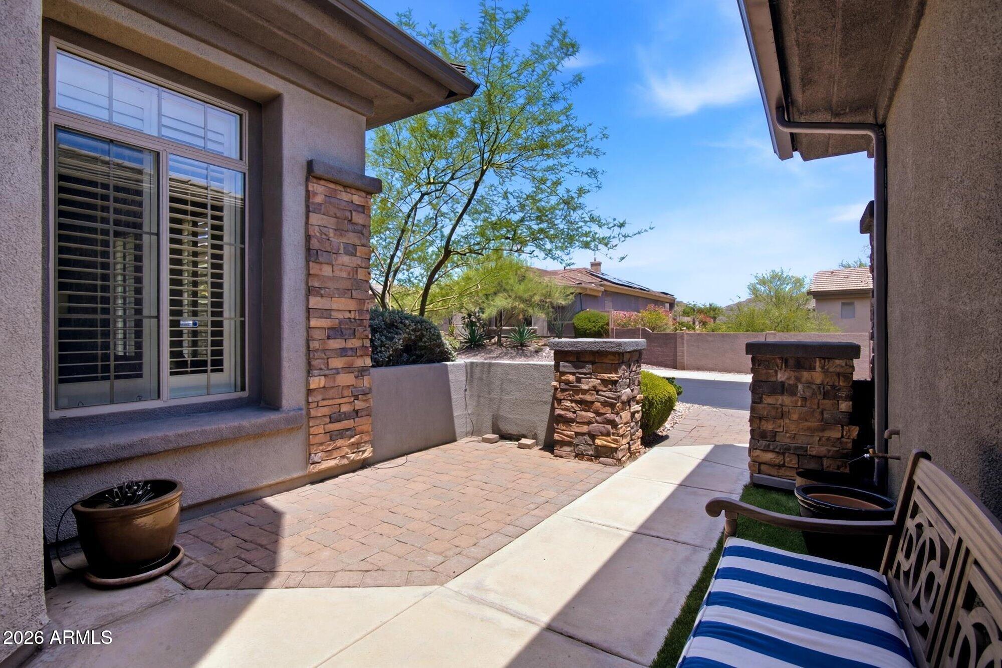 41606 North Anthem Ridge Drive Phoenix, AZ 85086 - Photo 4 of 52 -front door patio entryway