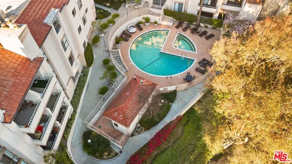 a view of a swimming pool