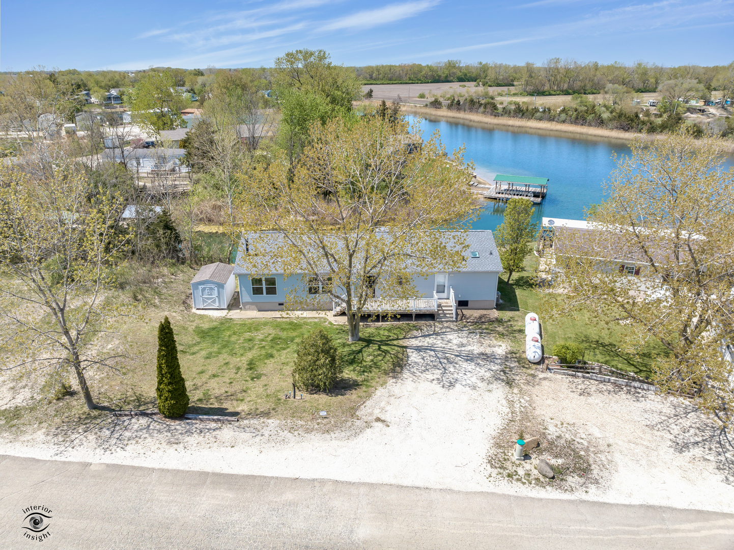 18530 West 3000N Road Reddick, IL 60961 - Photo 2 of 40 an aerial view of residential houses with outdoor space and parking
