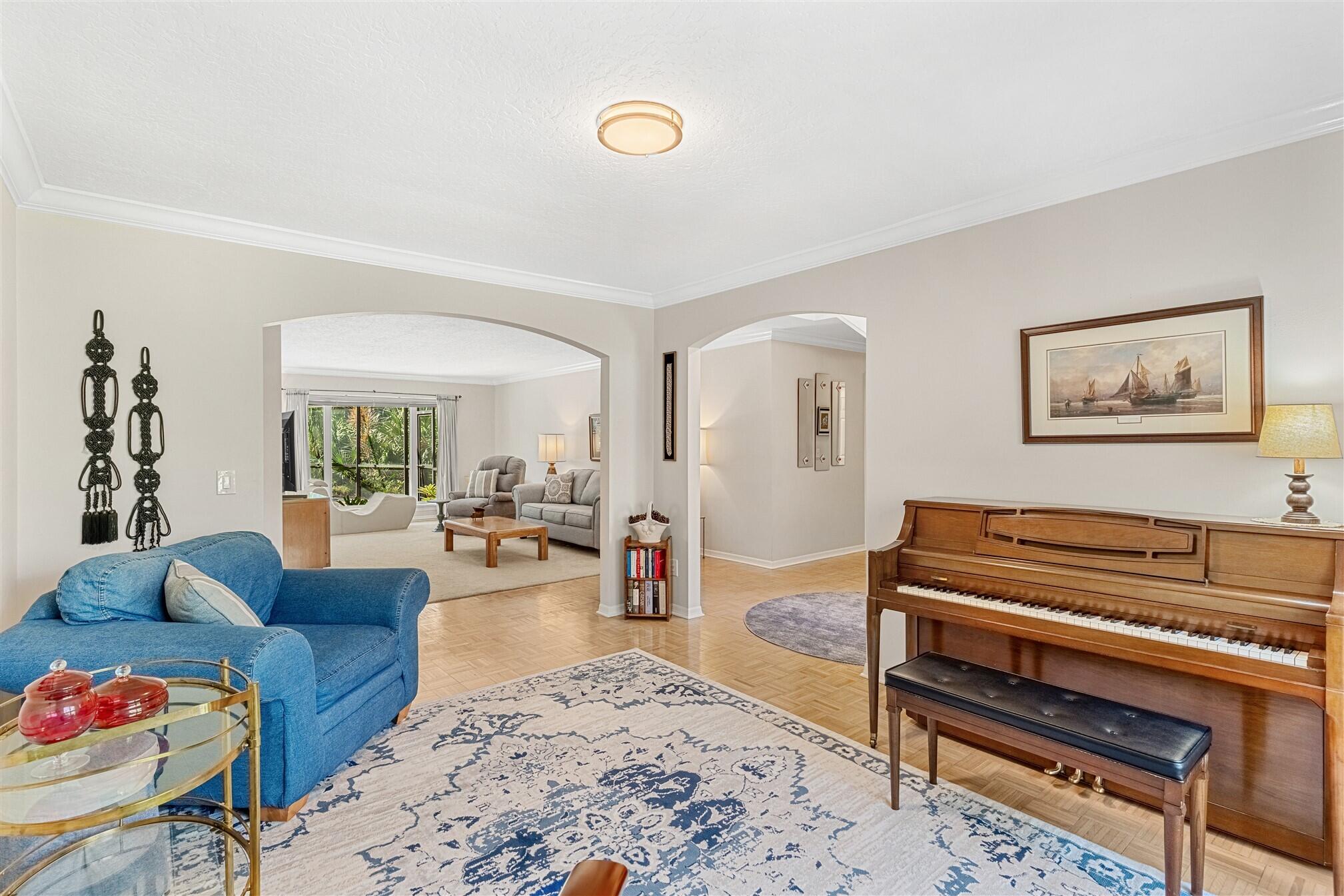 3660 Brennan Drive Melbourne, FL 32934 - Photo 16 of 71 a living room with furniture and wooden floor