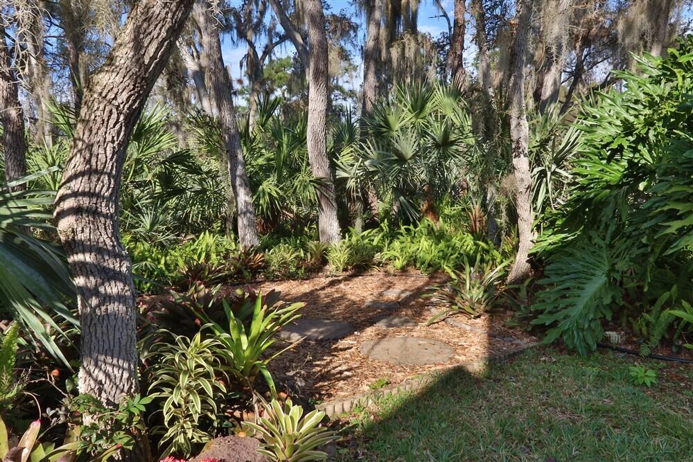 3660 Brennan Drive Melbourne, FL 32934 - Photo 54 of 71 a backyard of a house with lots of green space