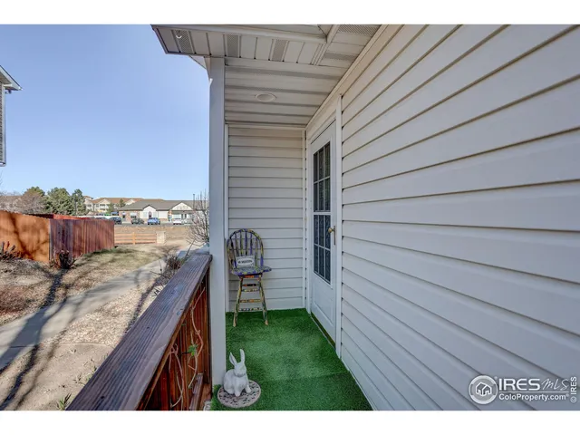 a view of a terrace with a lake view