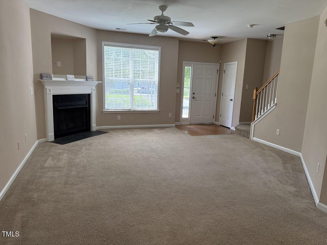 Family Room View from kitchen