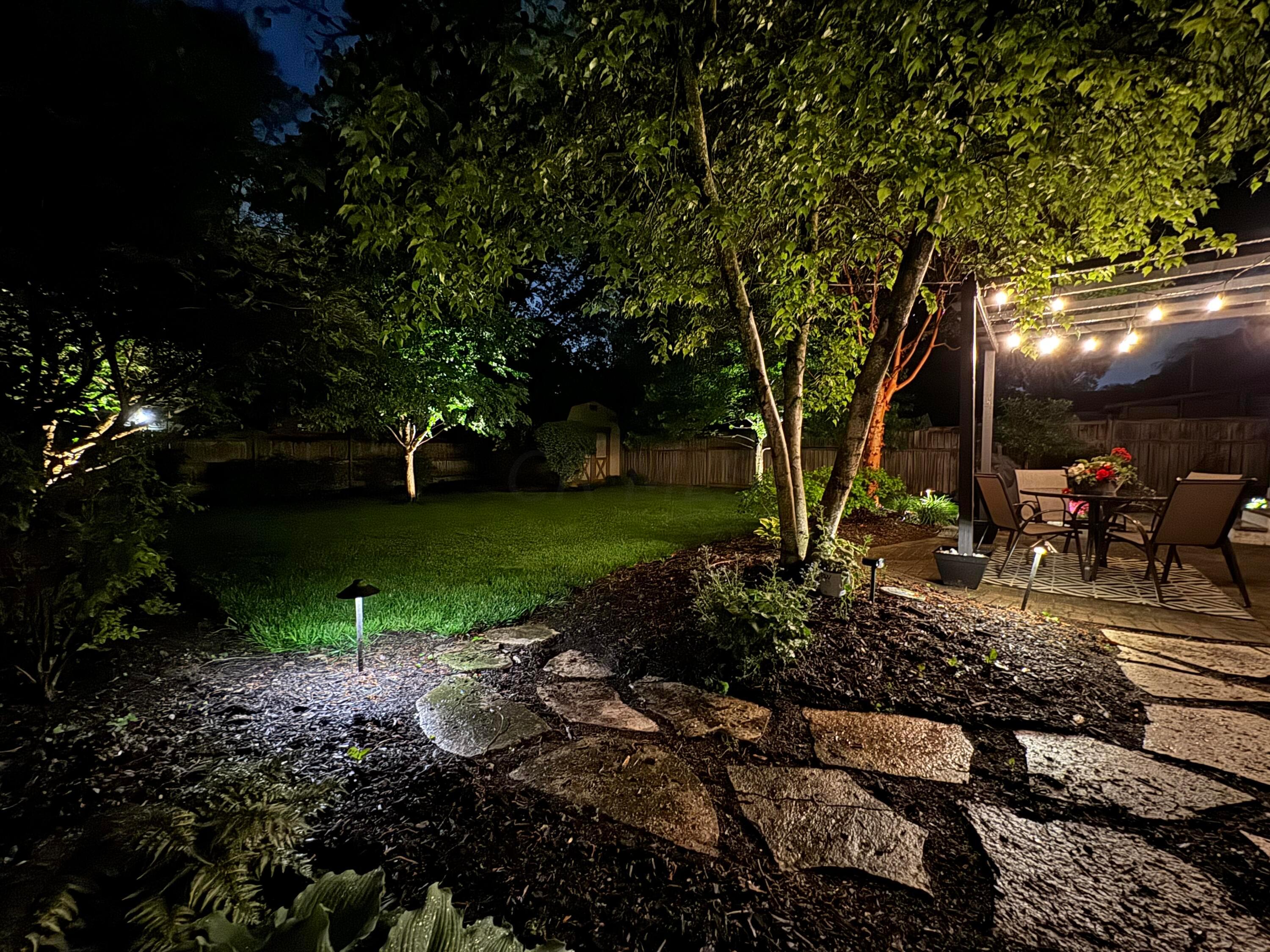 530 Blenheim Road Columbus, OH 43214 - Photo 46 of 51 Back Yard Illuminated