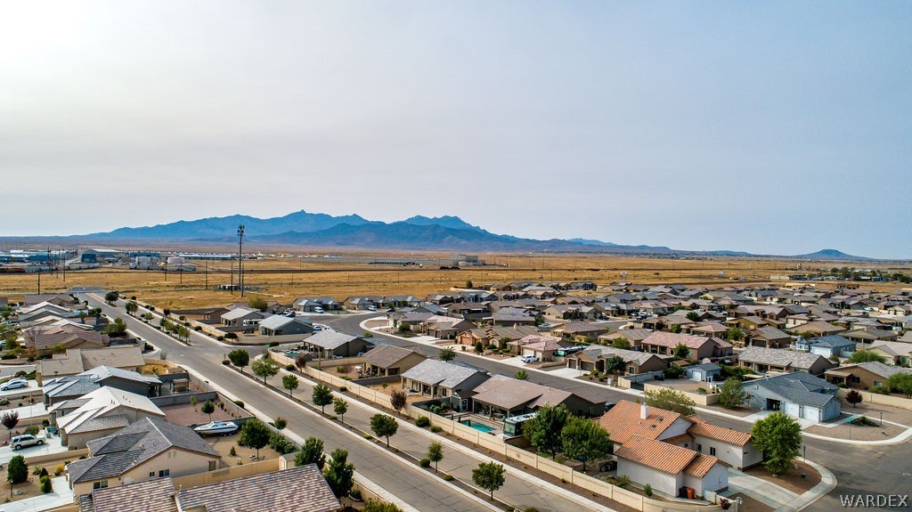 4213 East Cane Ranch Road Kingman, AZ 86401 - Photo 36 of 40 an aerial view of residential building and lake view