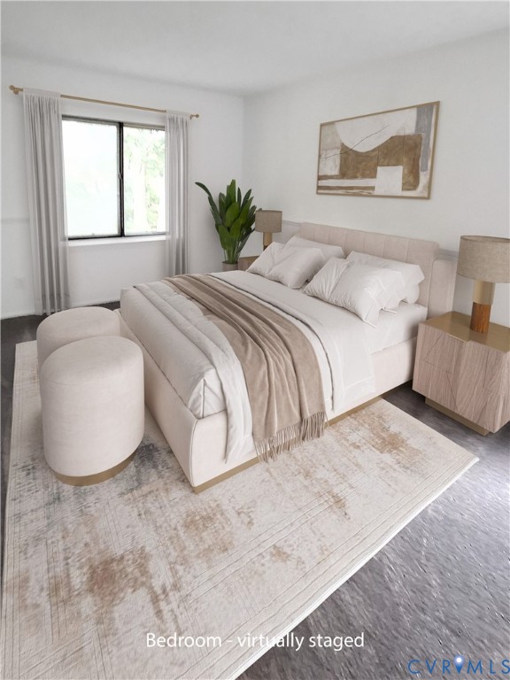 1501 Regency Woods Road, Unit 303 Henrico, VA 23238 - Photo 5 of 24 a bedroom with a bed and a couch