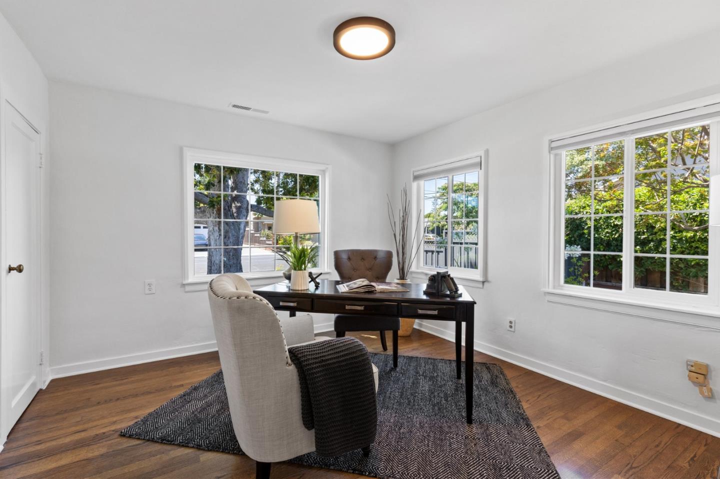 1205 Fewtrell Drive Campbell, CA 95008 - Photo 14 of 52 a workspace with furniture window and outside view