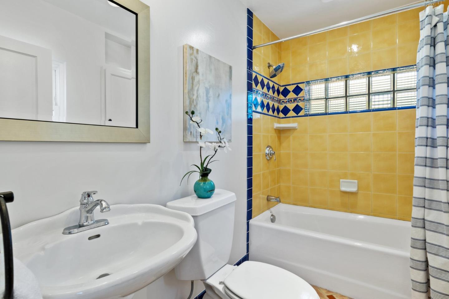 1205 Fewtrell Drive Campbell, CA 95008 - Photo 18 of 52 a bathroom with a sink mirror bathtub and toilet