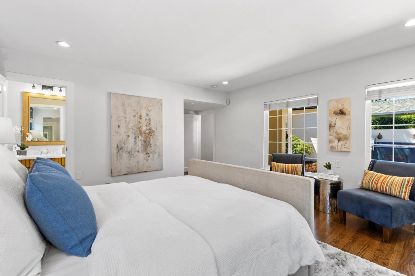 1205 Fewtrell Drive Campbell, CA 95008 - Photo 21 of 52 a bed room with a bed and a couch