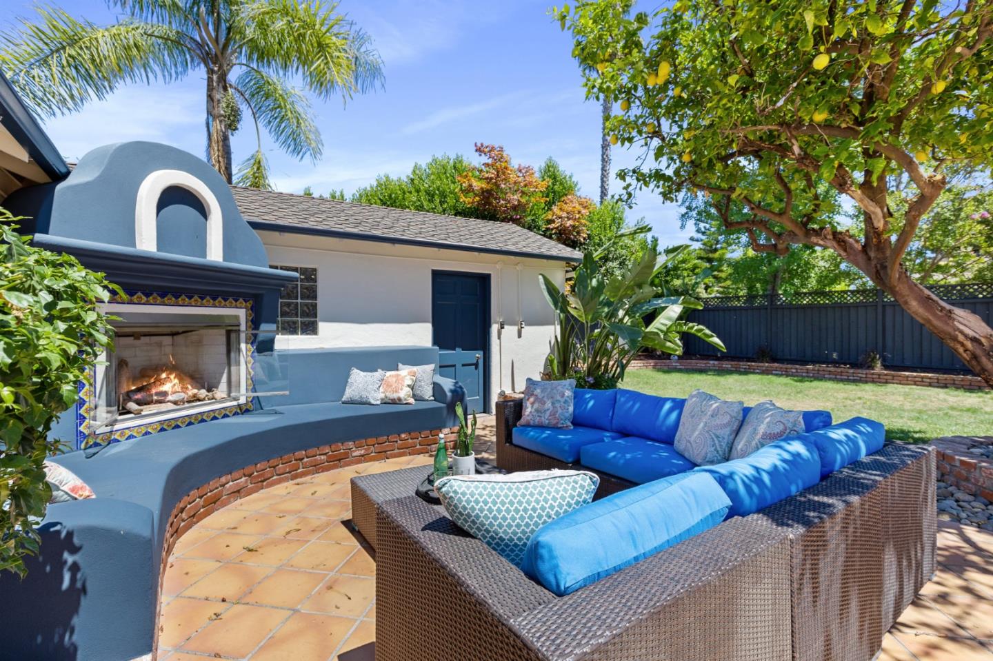 1205 Fewtrell Drive Campbell, CA 95008 - Photo 37 of 52 a view of swimming pool with couches and a fire pit