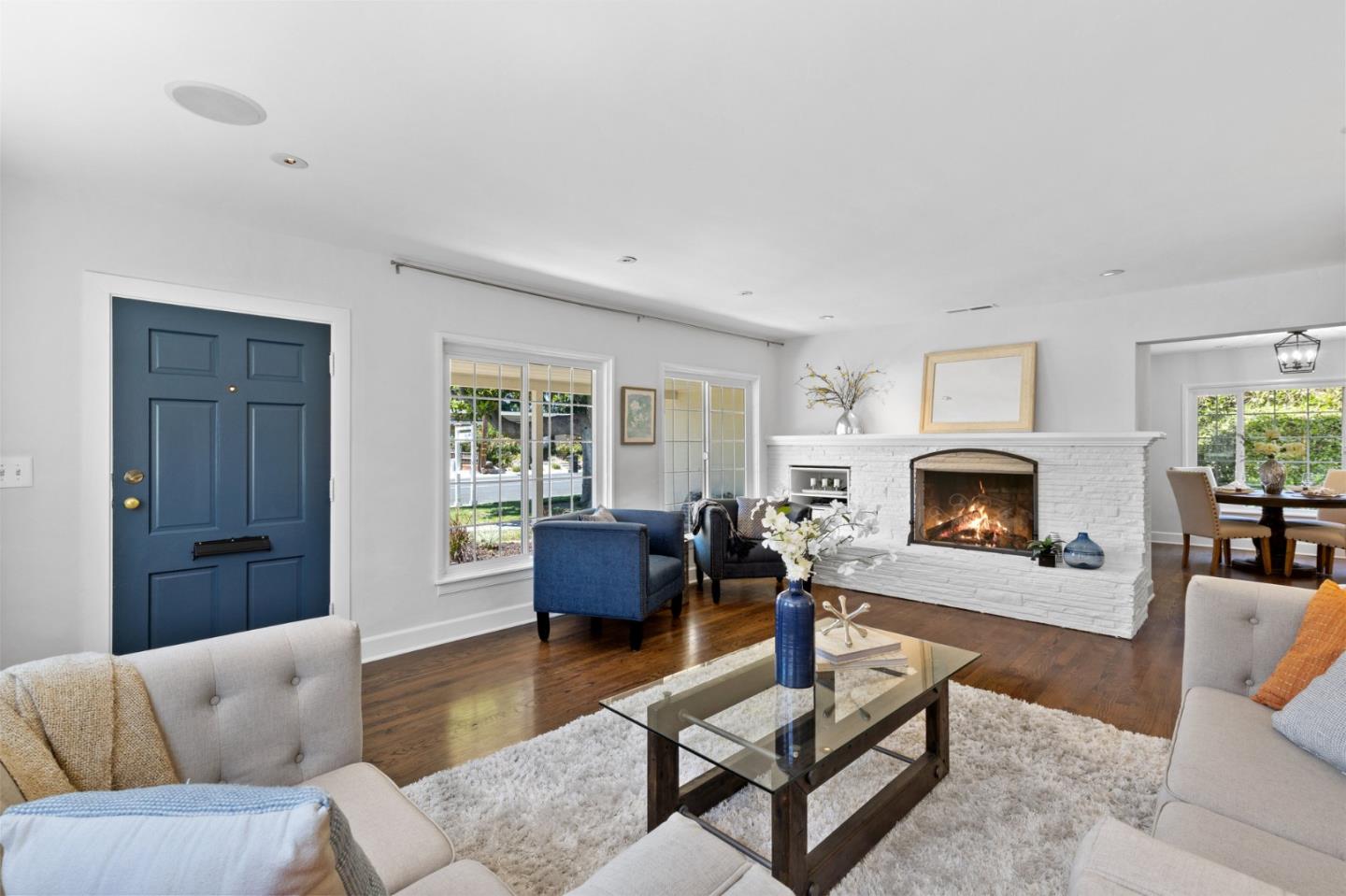1205 Fewtrell Drive Campbell, CA 95008 - Photo 5 of 52 a living room with furniture fireplace and window