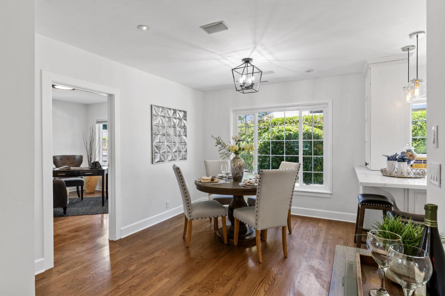 1205 Fewtrell Drive Campbell, CA 95008 - Photo 8 of 52 a view of a dining room with furniture window and wooden floor