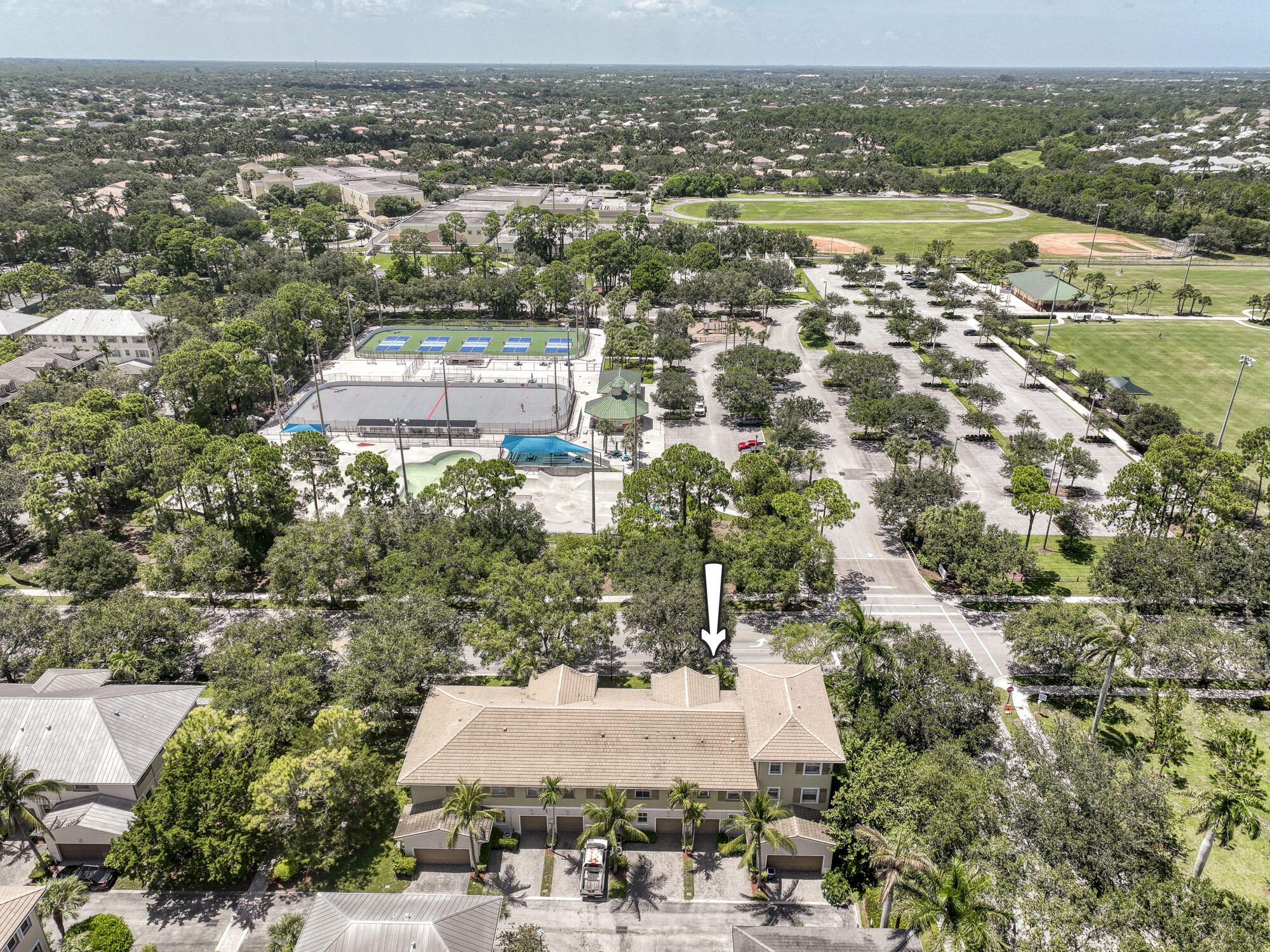 1484 Frederick Small Road Jupiter, FL 33458 - Photo 18 of 19 an aerial view of residential houses with city view