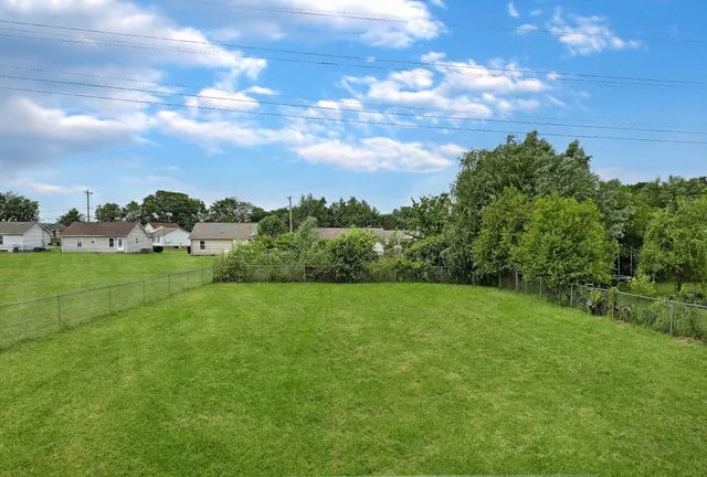a view of an outdoor space and yard