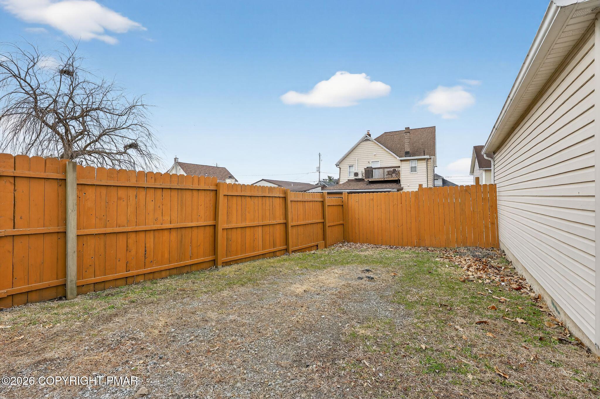 411 Moosic Road Old Forge, PA 18518 - Photo 12 of 59 a view of a backyard