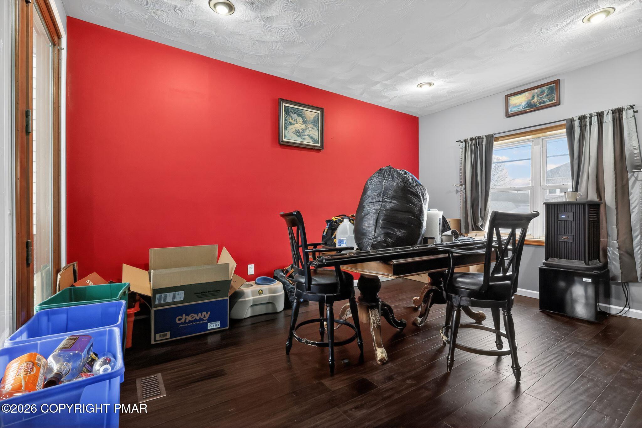 411 Moosic Road Old Forge, PA 18518 - Photo 32 of 59 a workspace with furniture and wooden floor