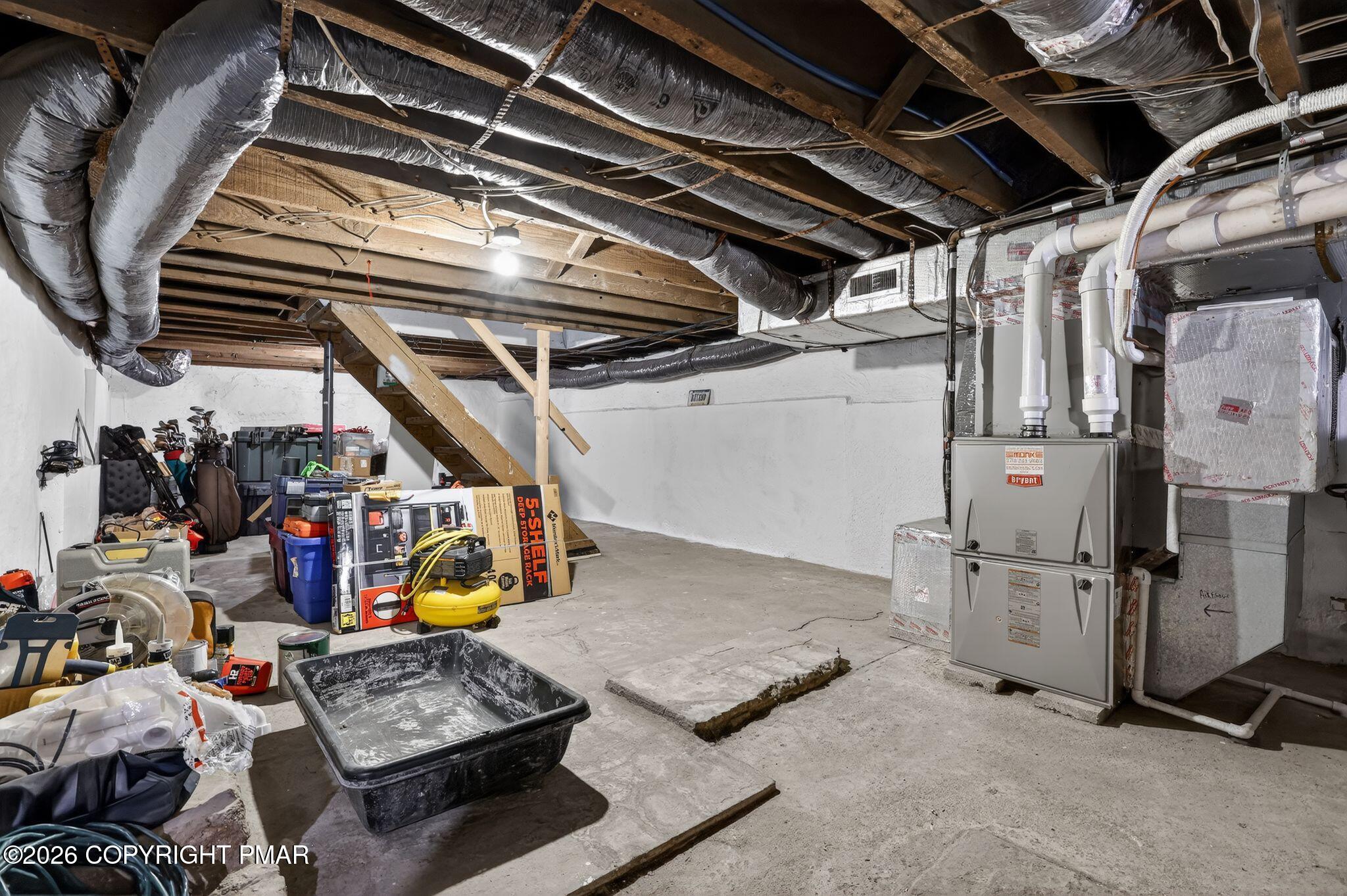 411 Moosic Road Old Forge, PA 18518 - Photo 54 of 59 a view of storage and utility room