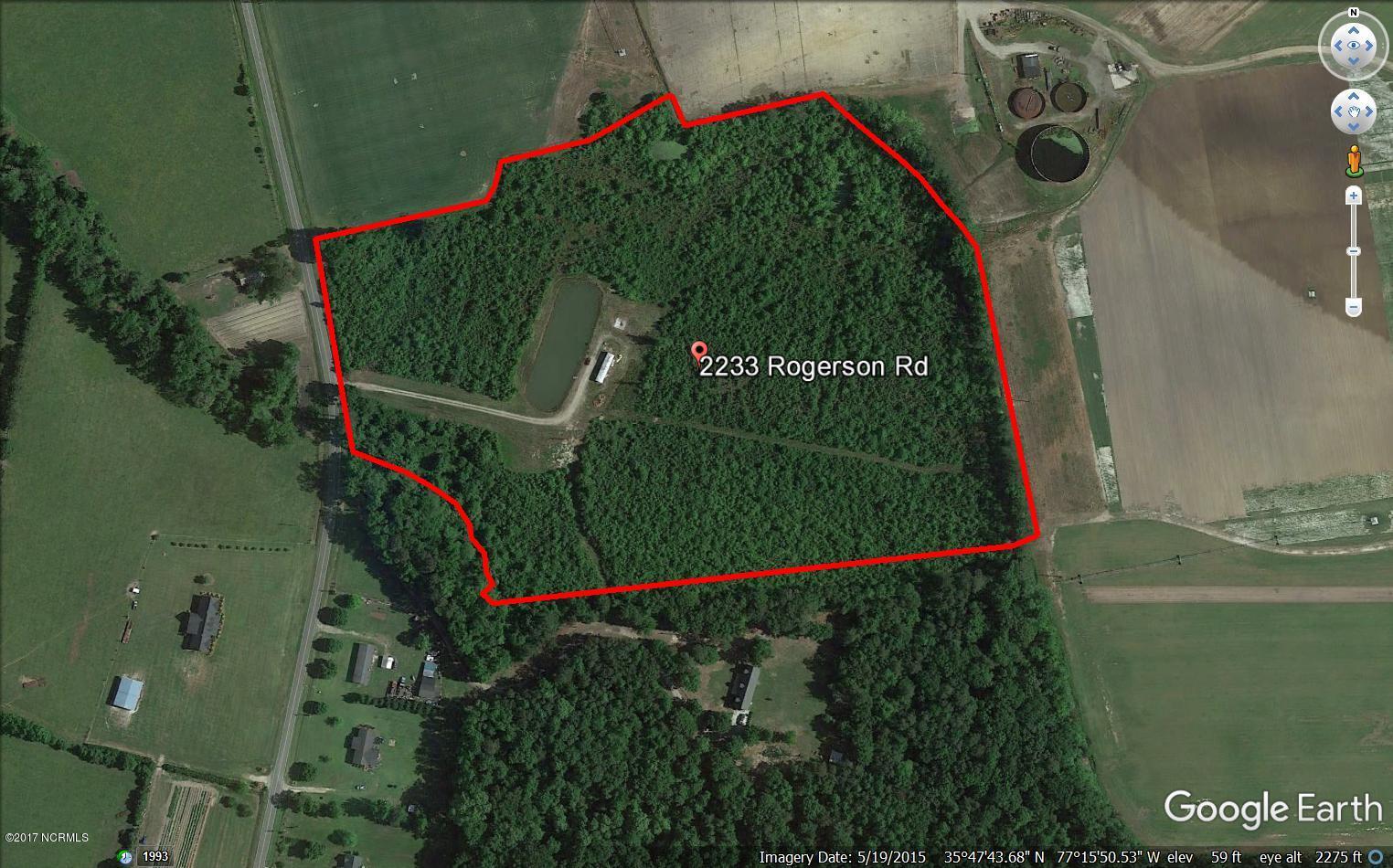 2233 Rogerson Road Robersonville, NC 27871 - Photo 1 of 2 Google Map Zoomed In