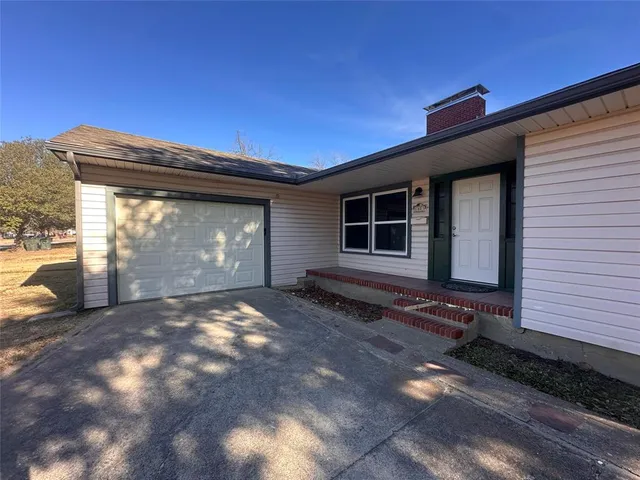 a backyard of a house