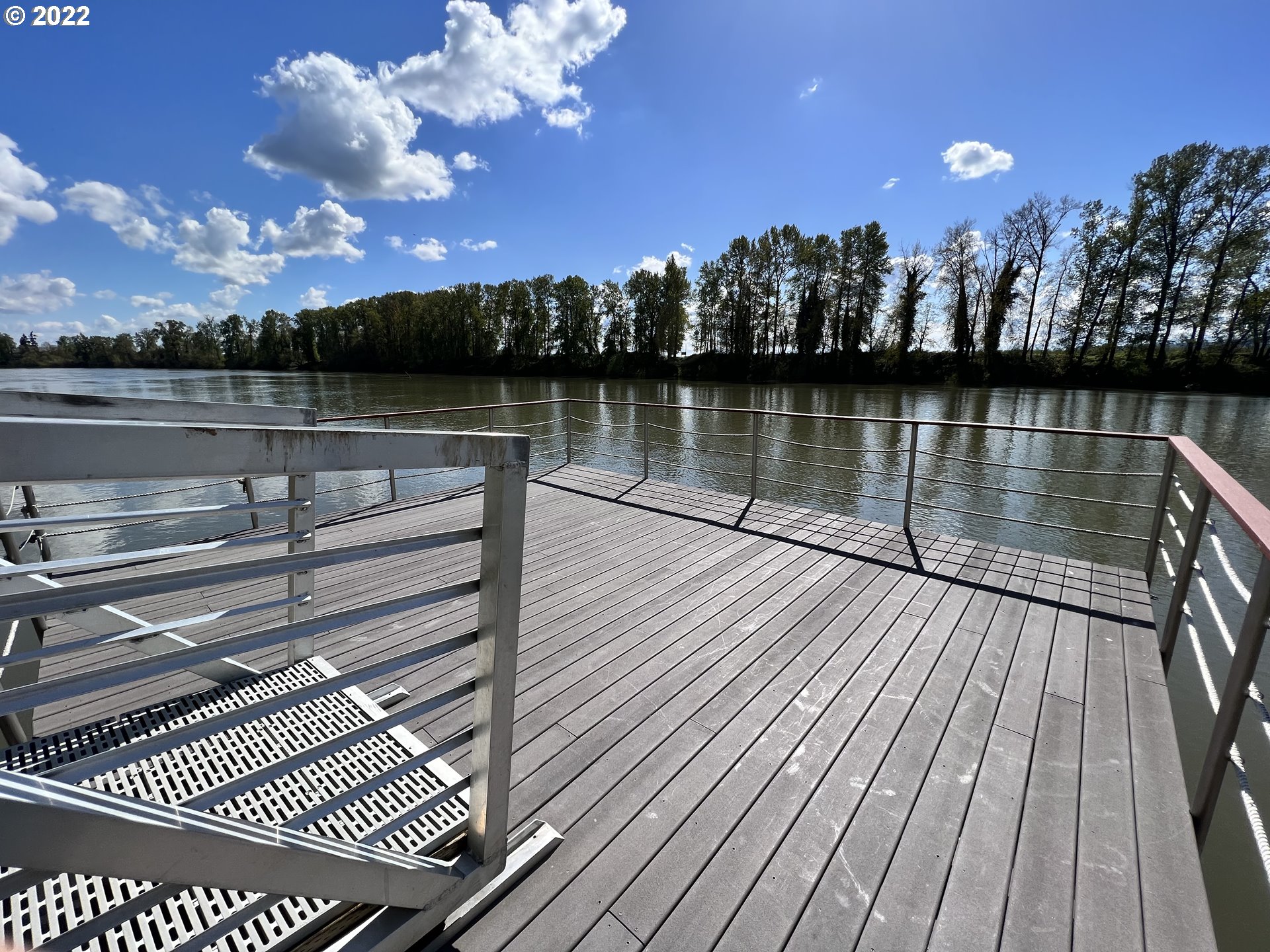 8505 Northeast Dog Ridge Road Newberg, OR 97132 - Photo 29 of 32 a view of a lake from a balcony