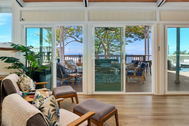 a outdoor living space with furniture