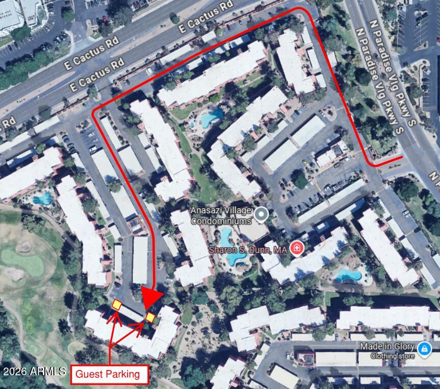 4303 East Cactus Road, Unit 126 Phoenix, AZ 85032 - Photo 31 of 31 Maps Layout