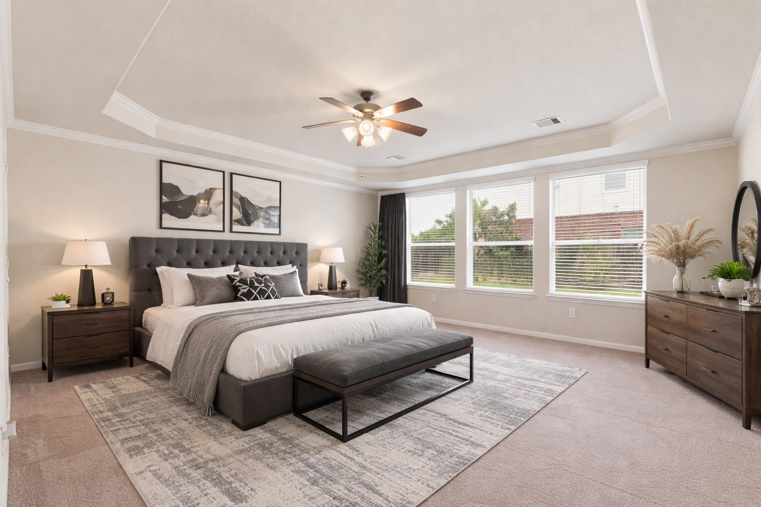 3301 Remington Rise Lane Katy, TX 77494 - Photo 21 of 50 a spacious bedroom with a large bed and a window