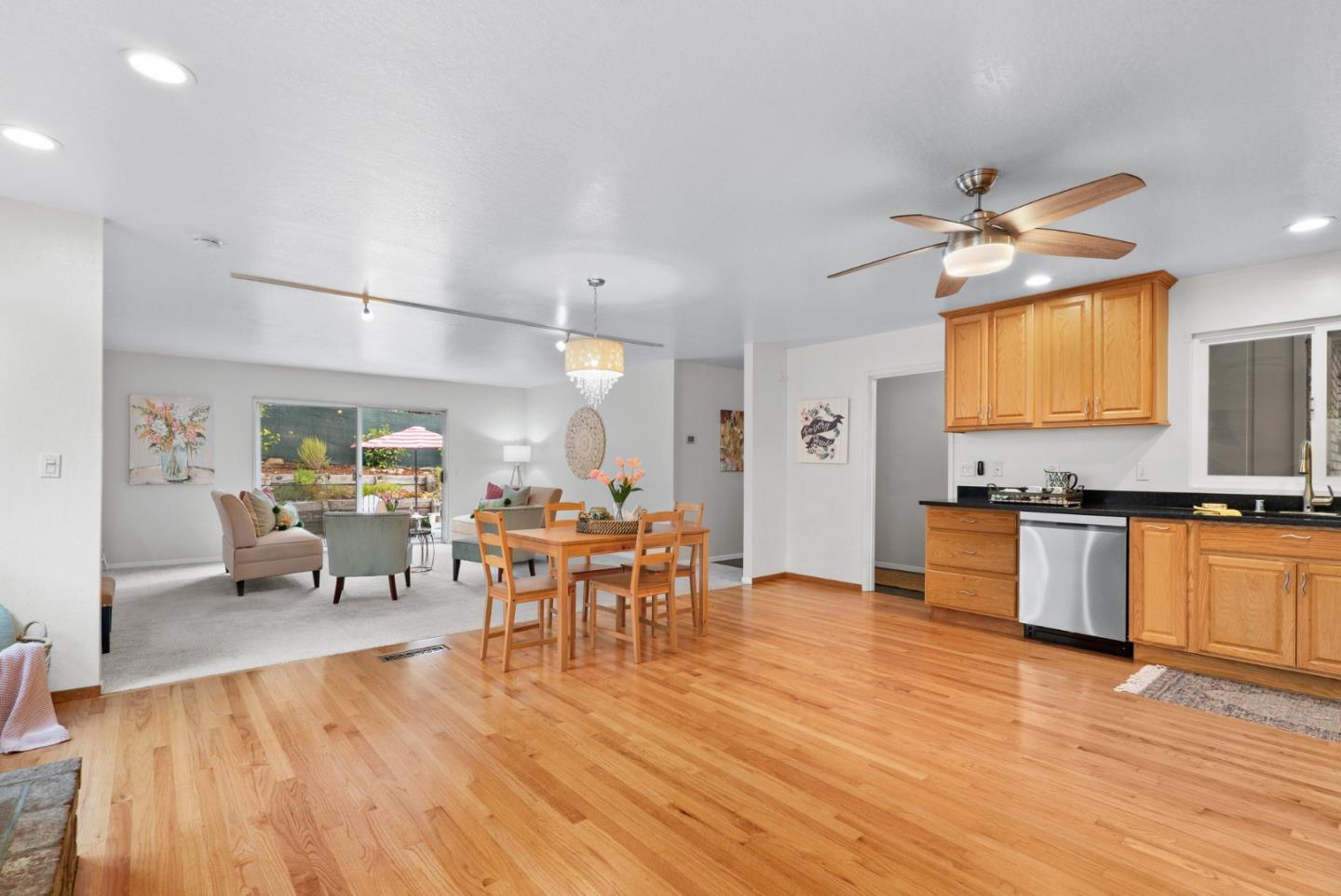 314 Hames Road Watsonville, CA 95076 - Photo 16 of 32 a view of a dining room with furniture window and wooden floor