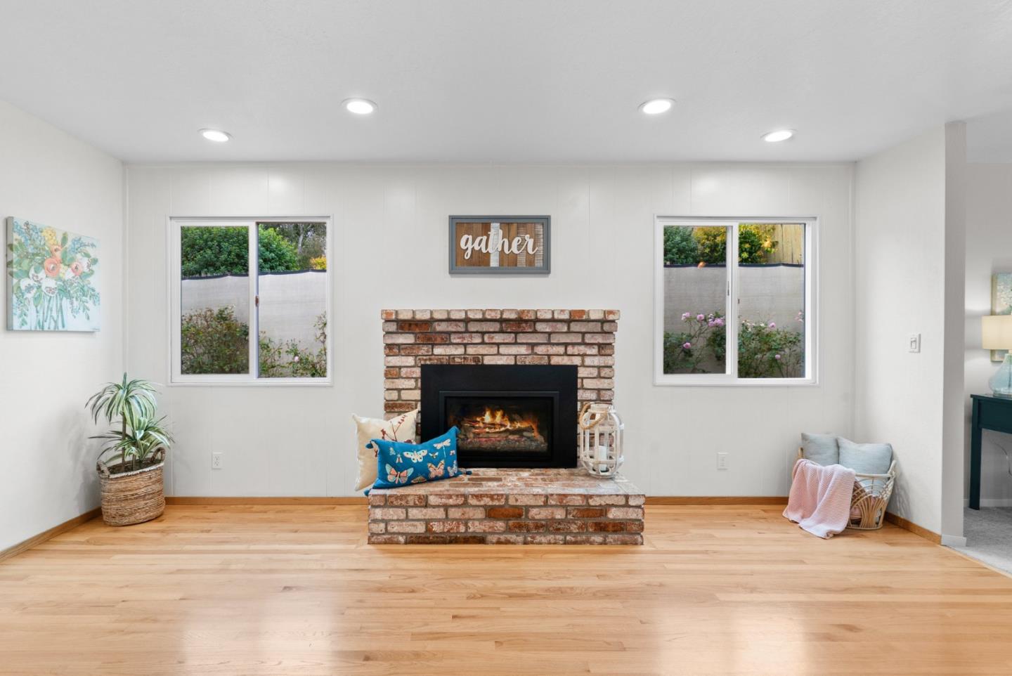 314 Hames Road Watsonville, CA 95076 - Photo 18 of 32 a living room with furniture and a fireplace