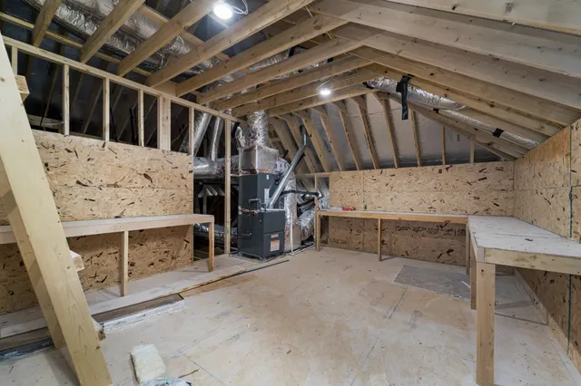 a view of room with storage