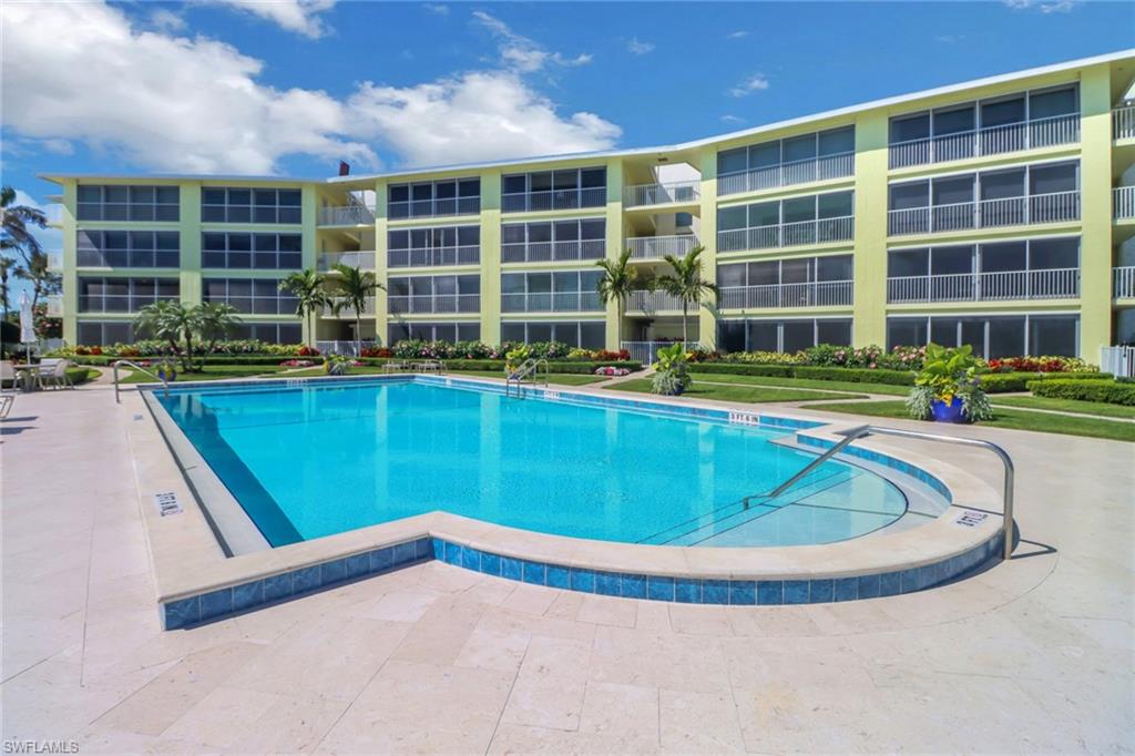 2850 Gulf Shore Boulevard North, Unit 203 Naples, FL 34103 - Photo 17 of 23 View of pool