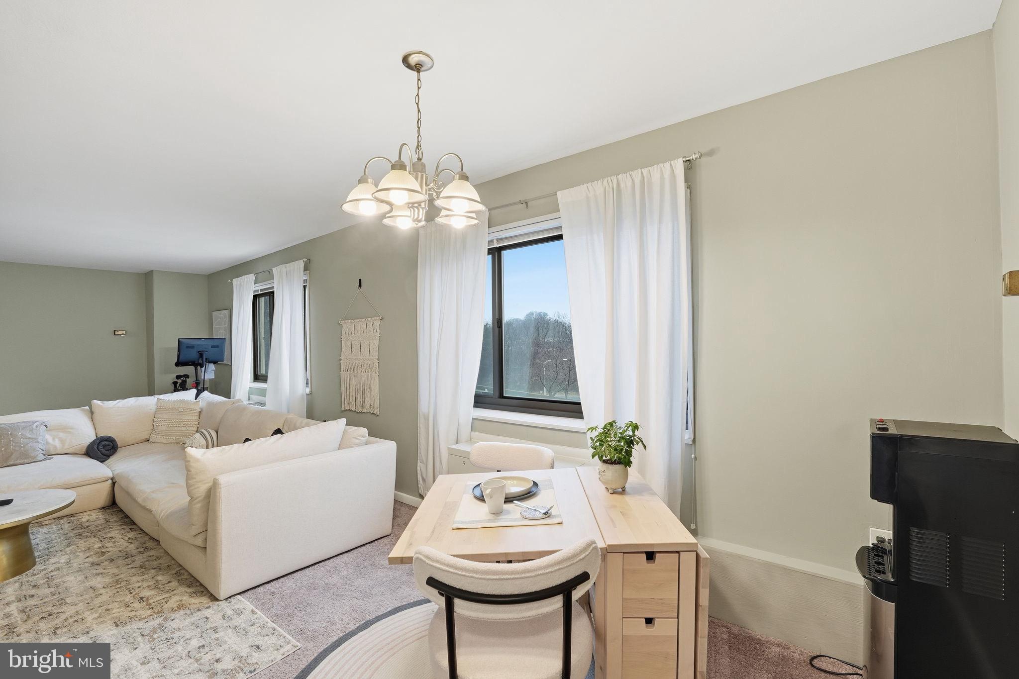 1300 South Arlington Ridge Road, Unit 204 Arlington, VA 22202 - Photo 9 of 35 a living room with furniture and a table